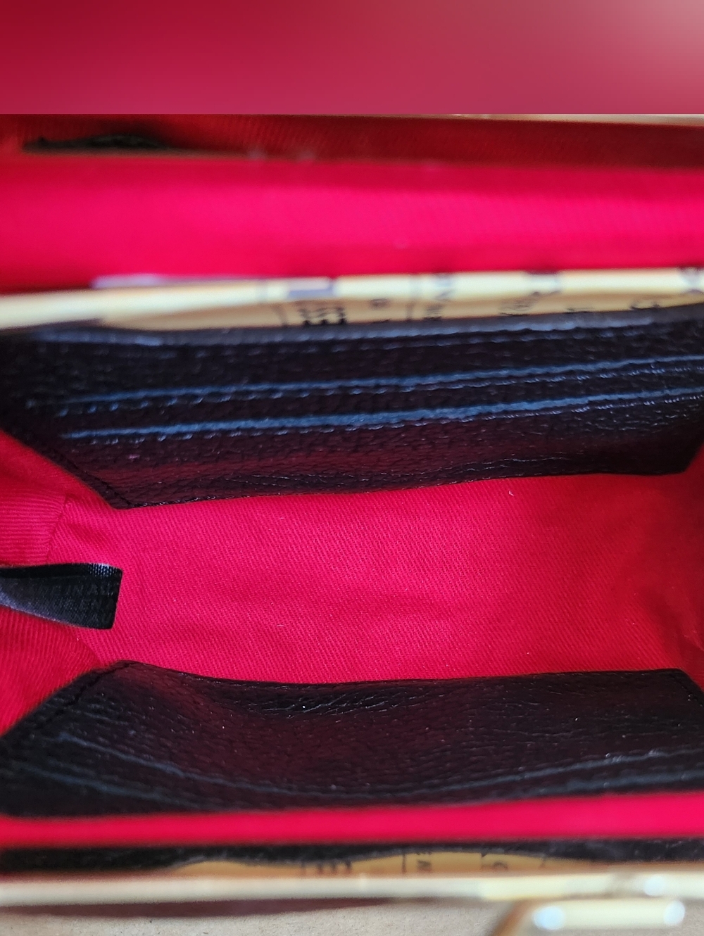 Dooney Black Large Frame Kisslock Wallet - Picture 7 of 10